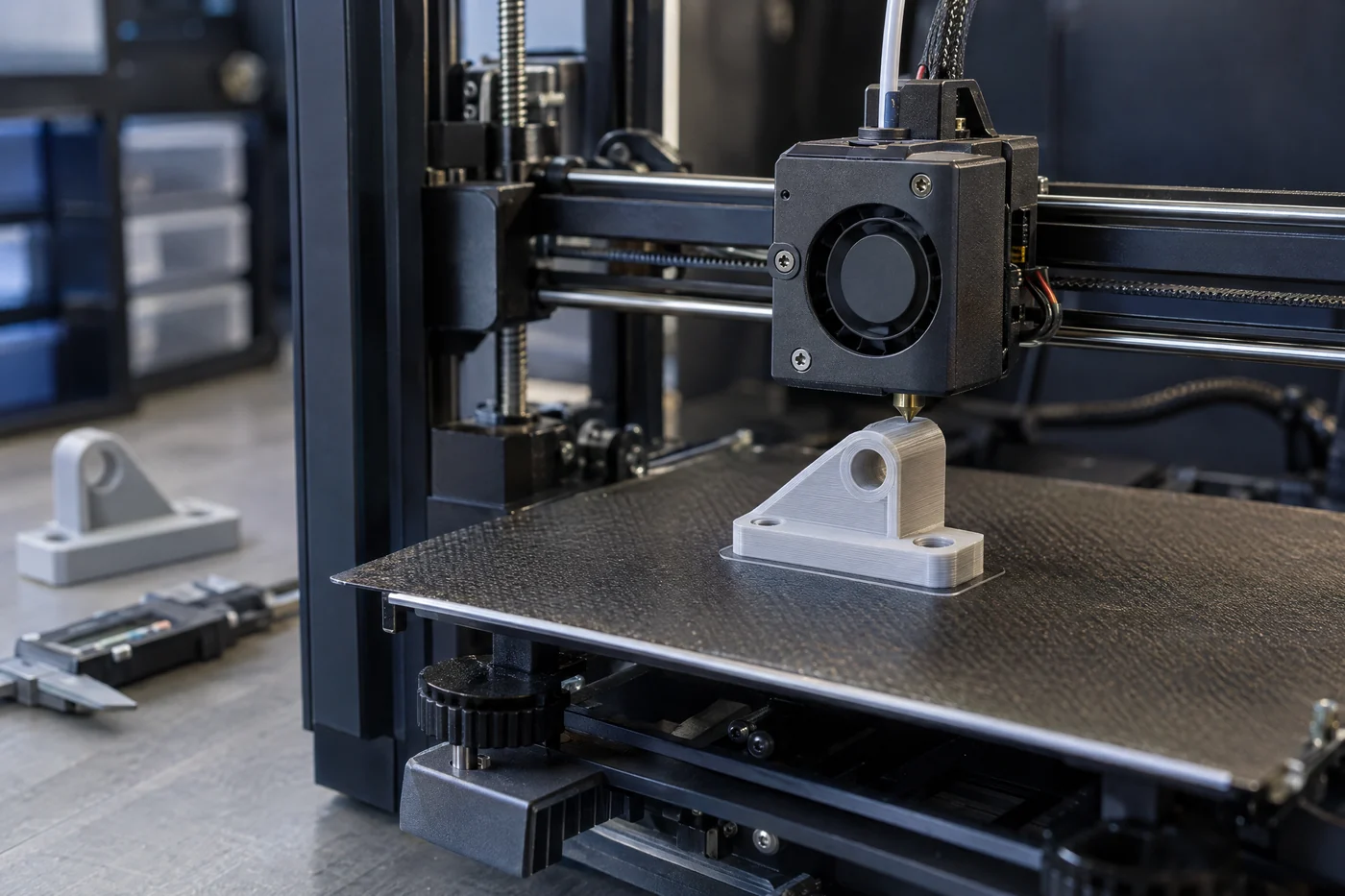 Temsili FDM 3D baskı ve teknik prototip görseli