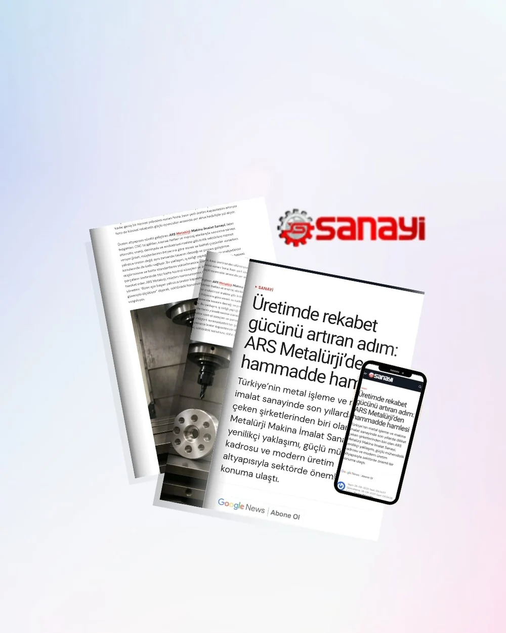 Sanayi Gazetesi’nde ARS Metalürji’nin hammadde hamlesi